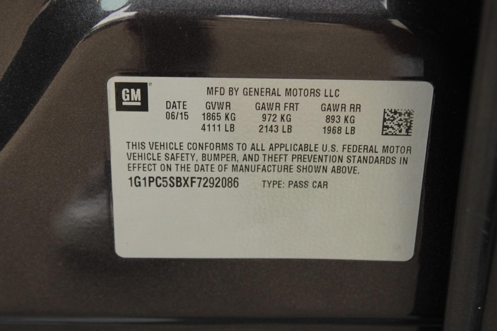 Used 2015 Chevrolet Cruze LT For Sale (Sold) | Autobyzack Inc