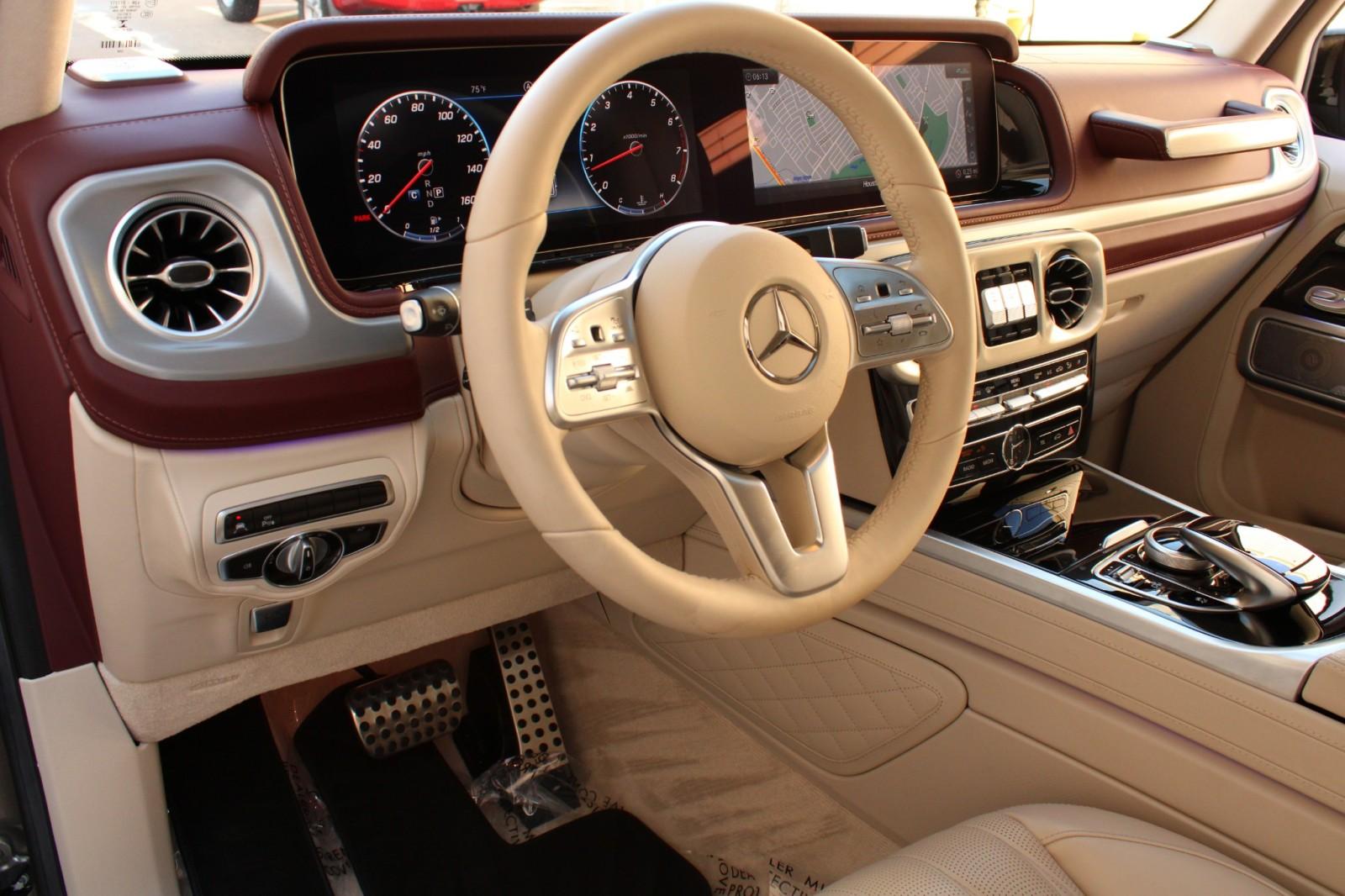 Mercedes G Wagon Cream Interior
