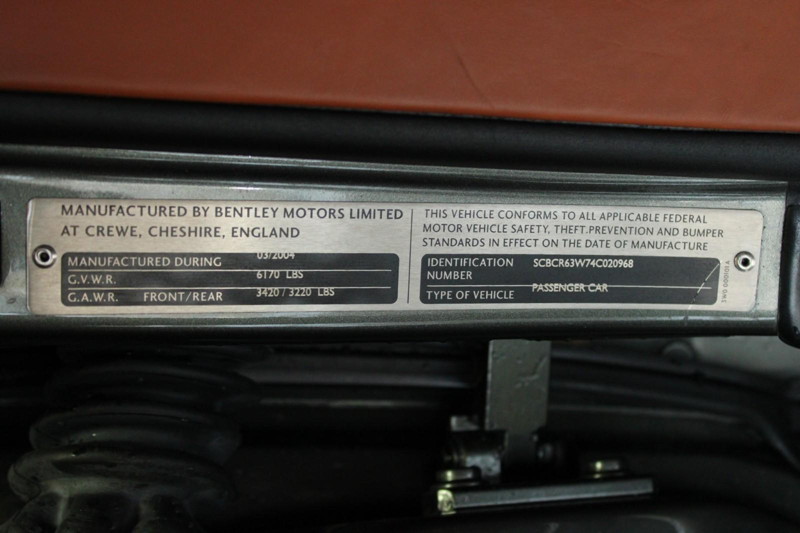 Used 2004 Bentley Continental GT For Sale (Sold) | Autobyzack Inc