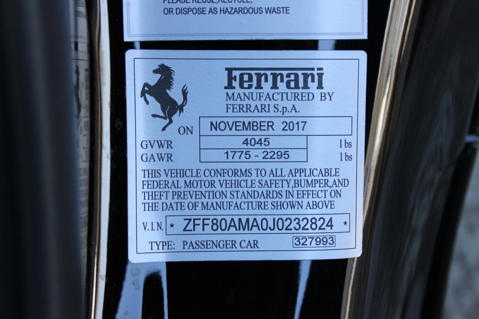 Used 2018 Ferrari 488 Spider For Sale (Sold) | Autobyzack Inc