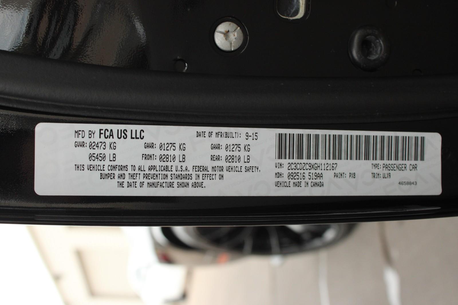 Used 2016 Dodge Challenger SRT Hellcat For Sale (Sold