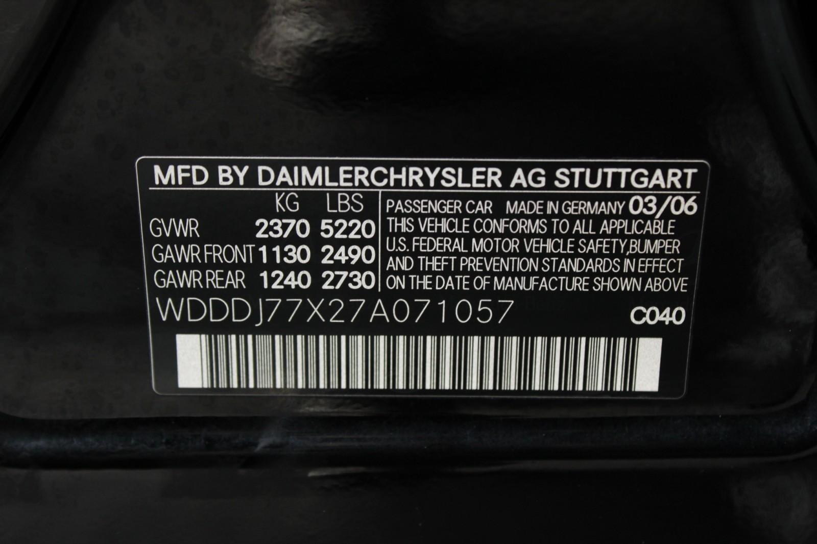 Used 2007 Mercedes-Benz CLS 6.3L AMG 6.3L AMG For Sale (Sold